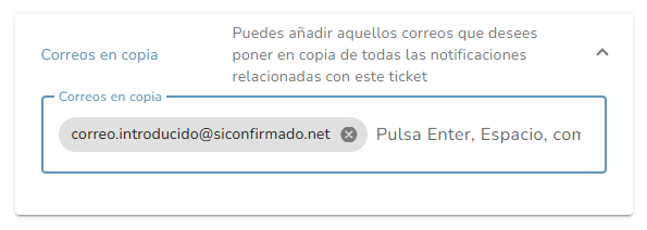Correo confirmado correctamente