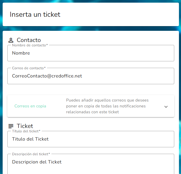 Correo sin confirmar en el formulario
